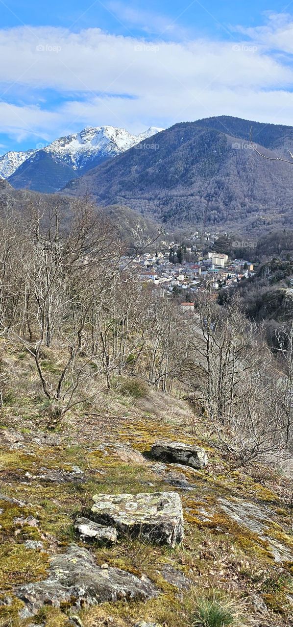Vue d'Ax les thermes