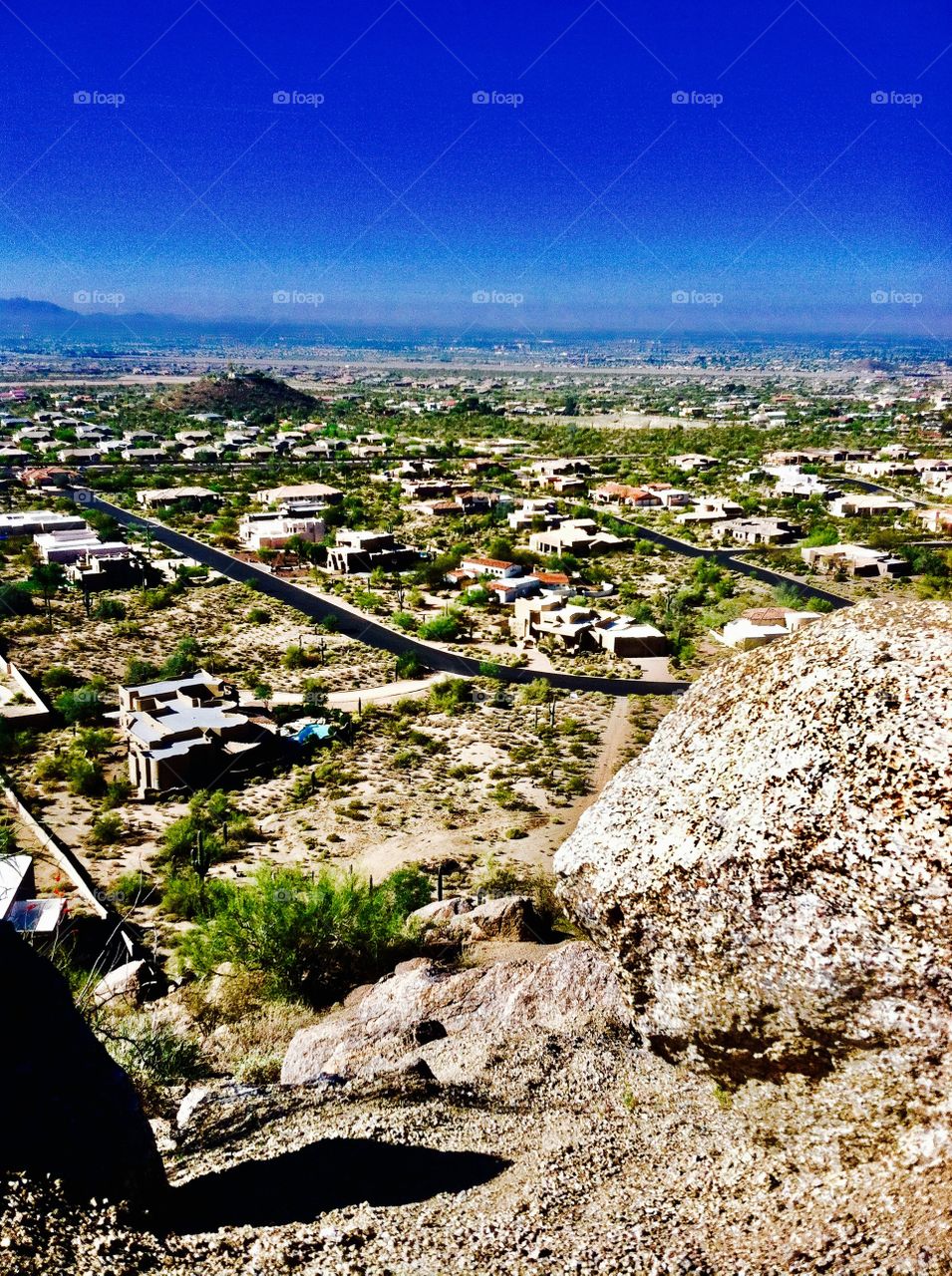 View from the top of the mountain 