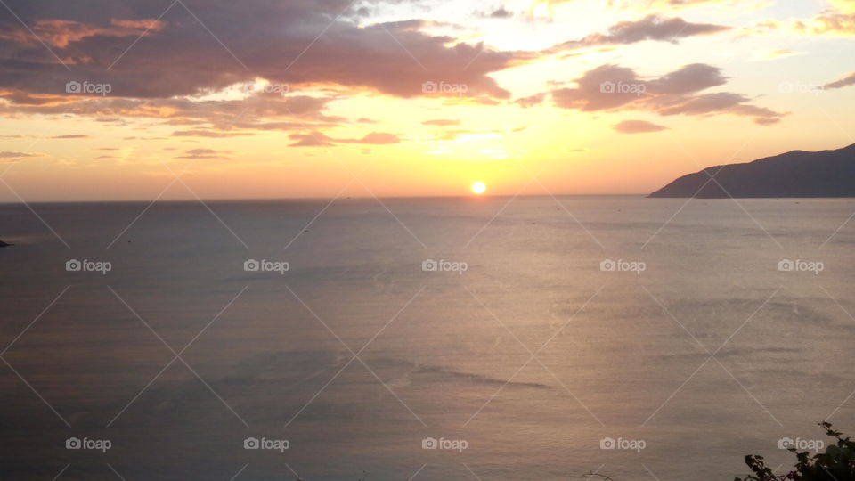 Sunset, Water, Dawn, Beach, Sea