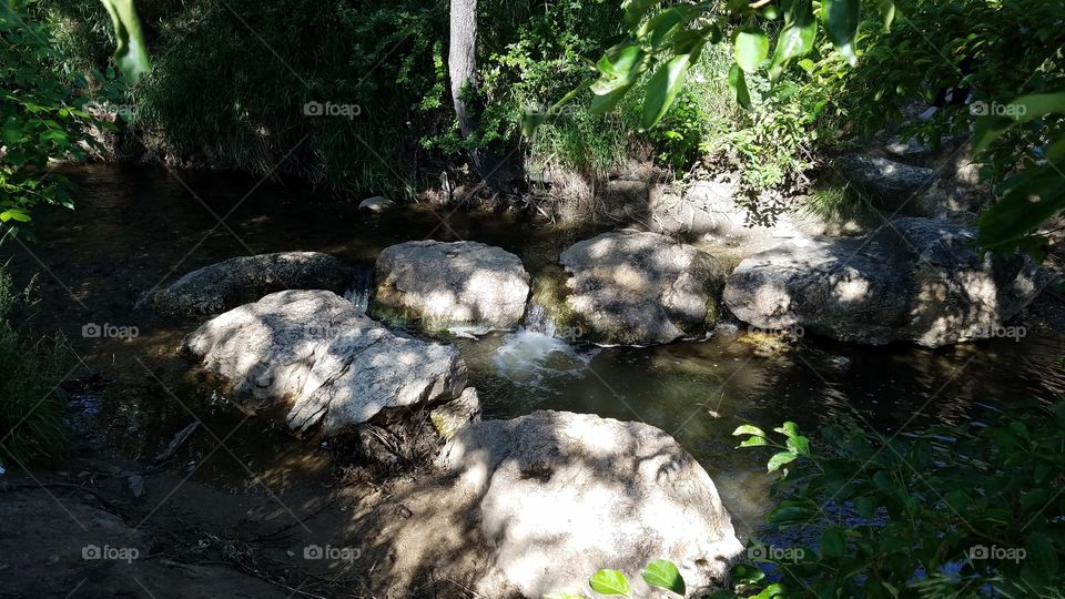 Creek stones