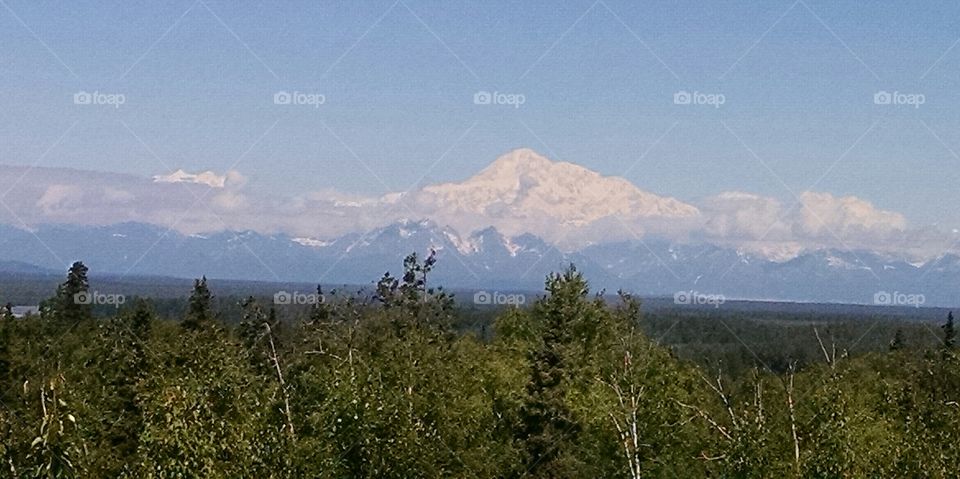 Majestic view of Denali