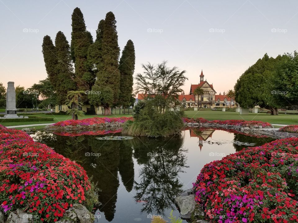 Garden  in Rotorua, New Zealand