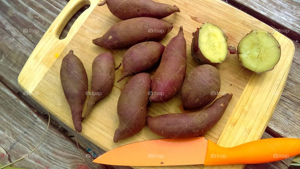 Murasaki sweet potatoes