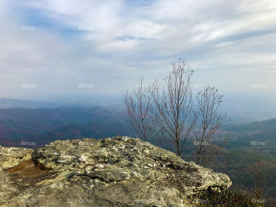 Table Rock mountain top view