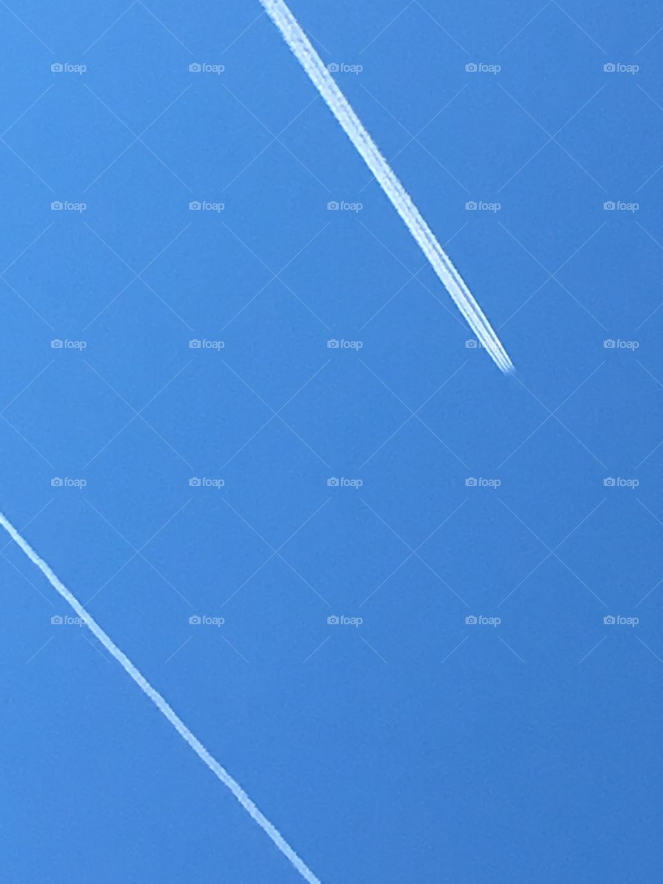 Airplanes taking off and landing