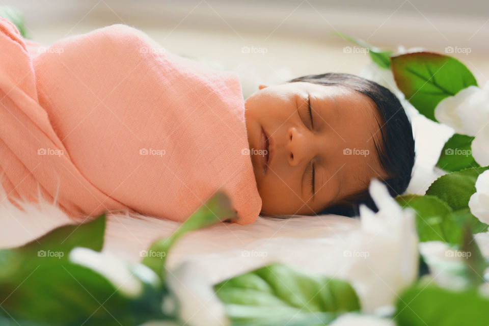 Woman, Relaxation, Flower, Indoors, Girl