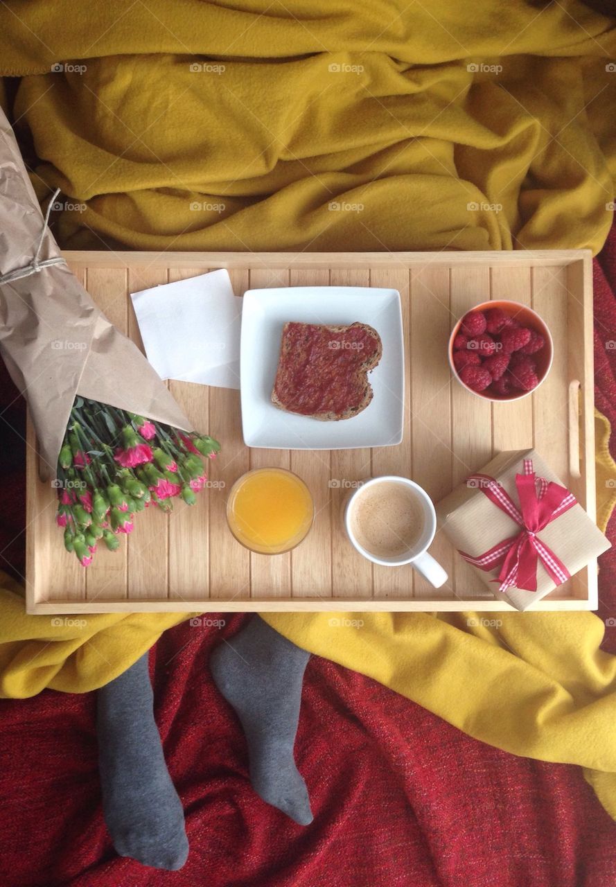 Breakfast in bed