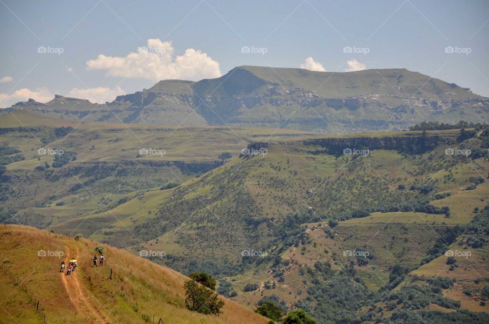 Awesome view on exploring KZN mountainous farms