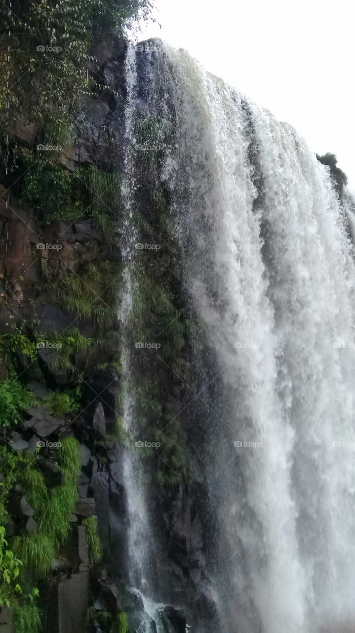Waterfall, Water, Nature, Rock, River