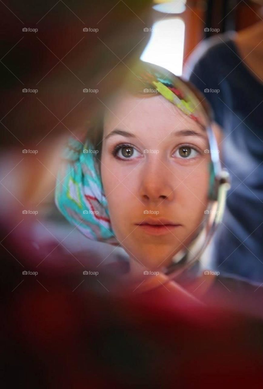 Self reflection before Matrix ball…. mirror magic