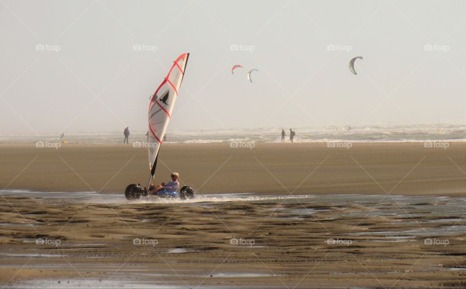 Enjoying the seaside