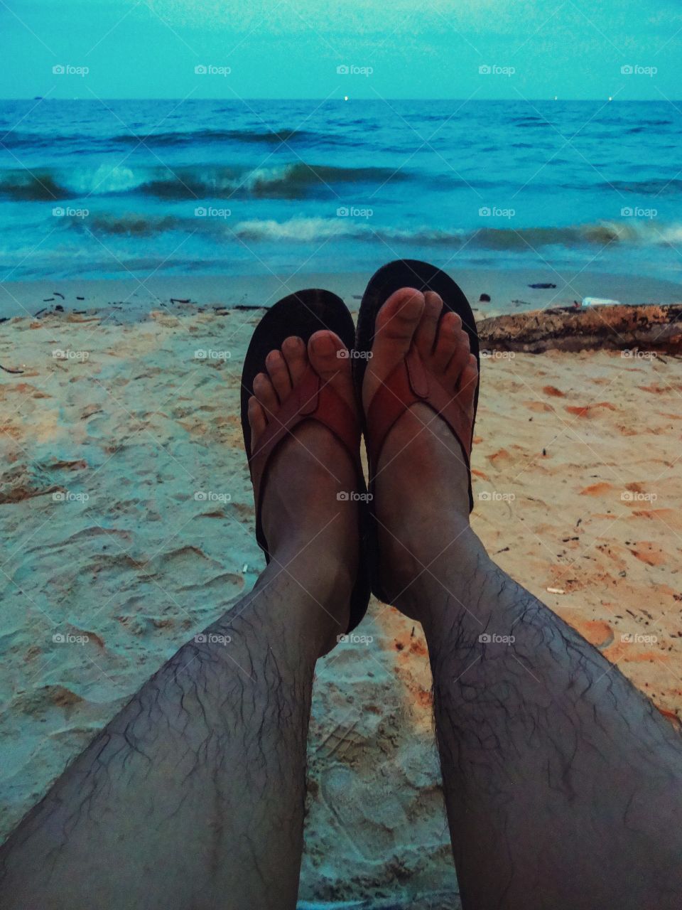 Holiday With Sandals at The Beach