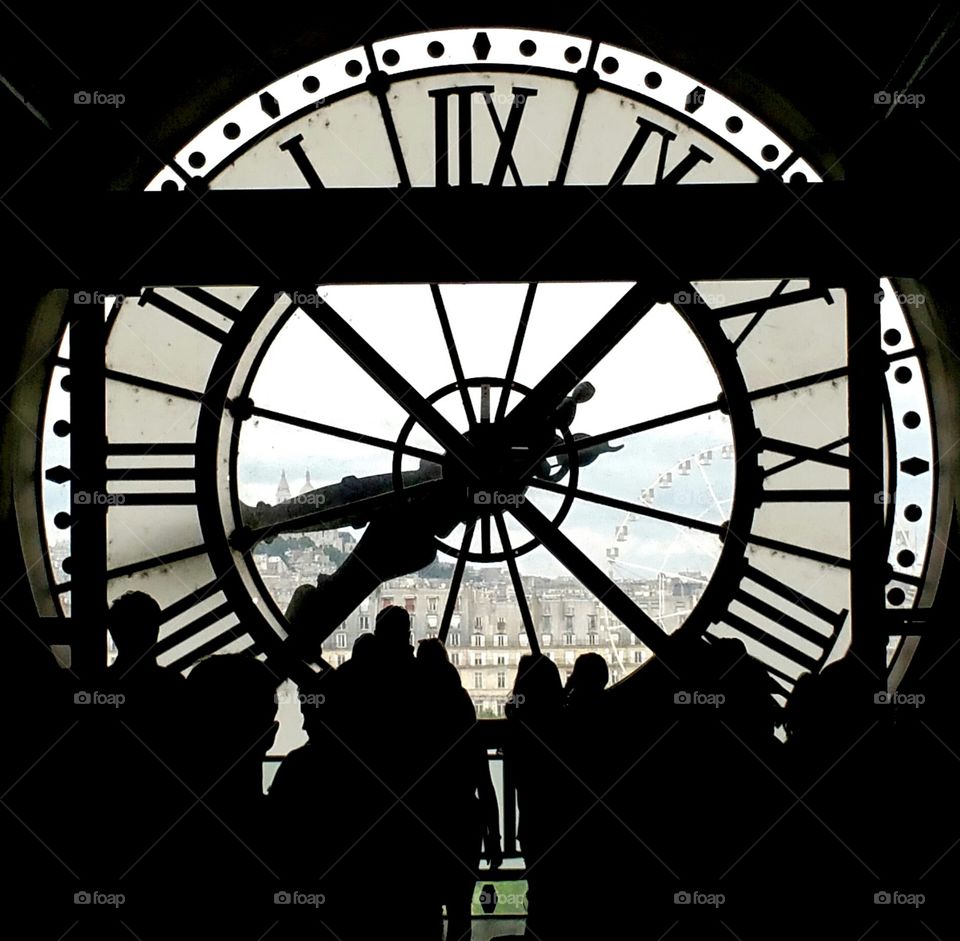 Paris through Time. I took this photo on the 23rd of June. It caught my eye because I could see "through time" from the Musée d'Orsay.