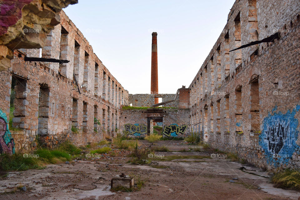 Graffiti on wall of fort