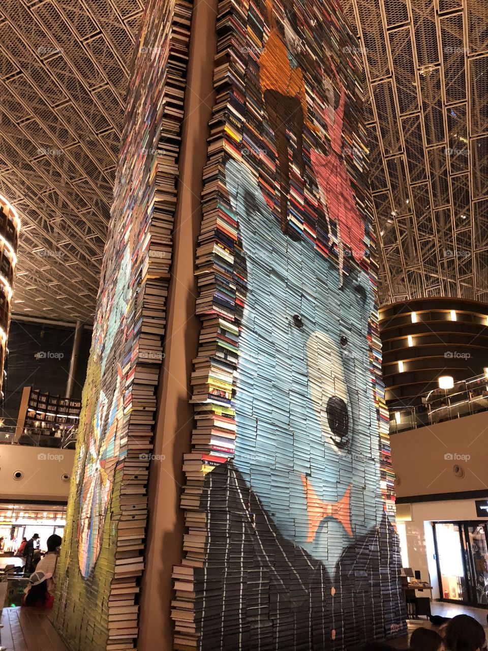Stunning Library art in Coex, at the heart of the always exciting Gangnam neighborhood in Seoul, South Korea. An always much-needed quiet respite in an otherwise bustling city. 