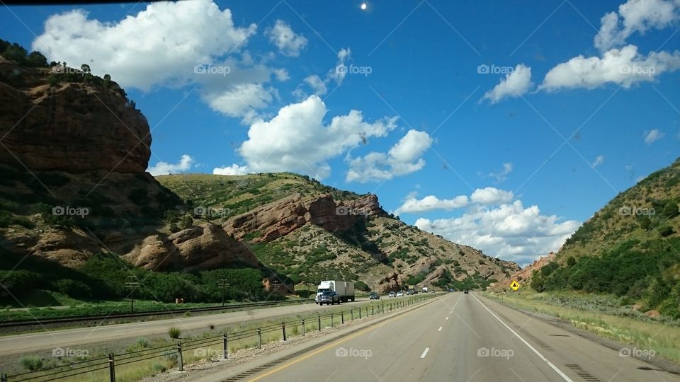 Desert Skies of Utah. Interstate 80