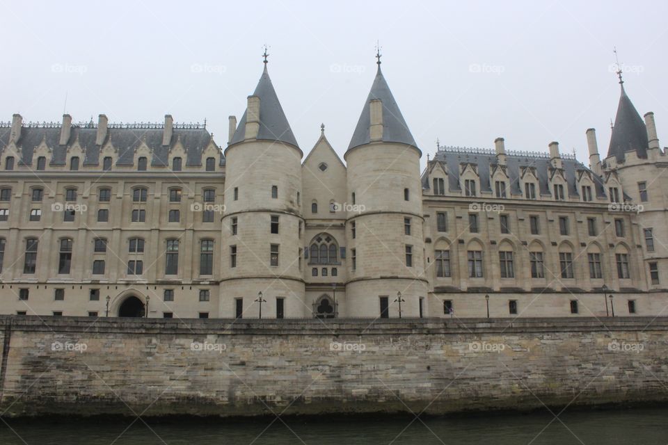 Conciergerie as seen from the River Seine
Paris, France 
