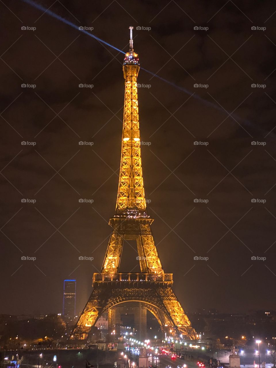 The Eiffel Tower in the Centre of the City of Paris