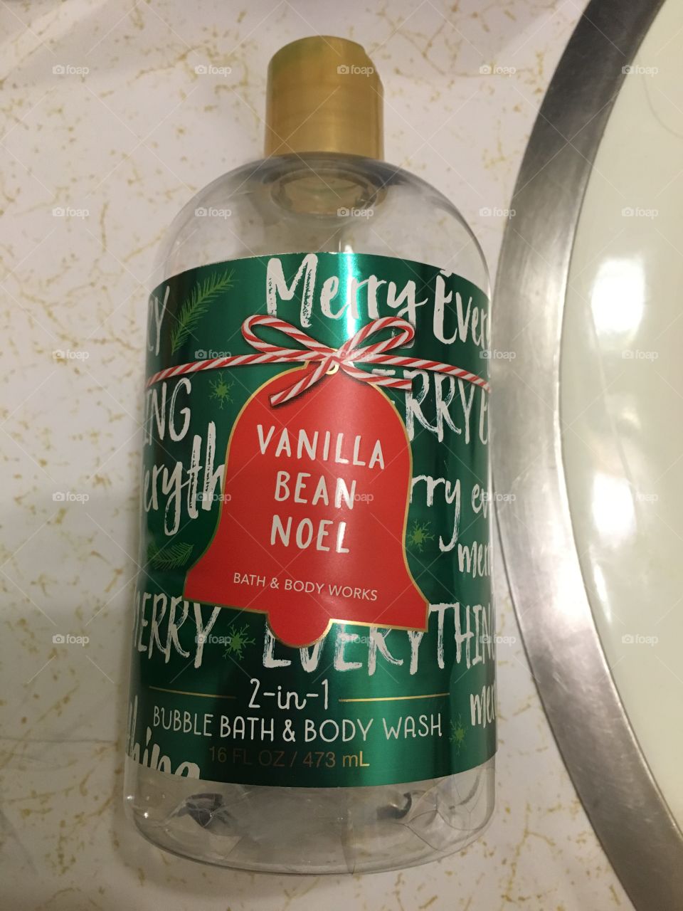 Vanilla Bean Noel empty bottle 
