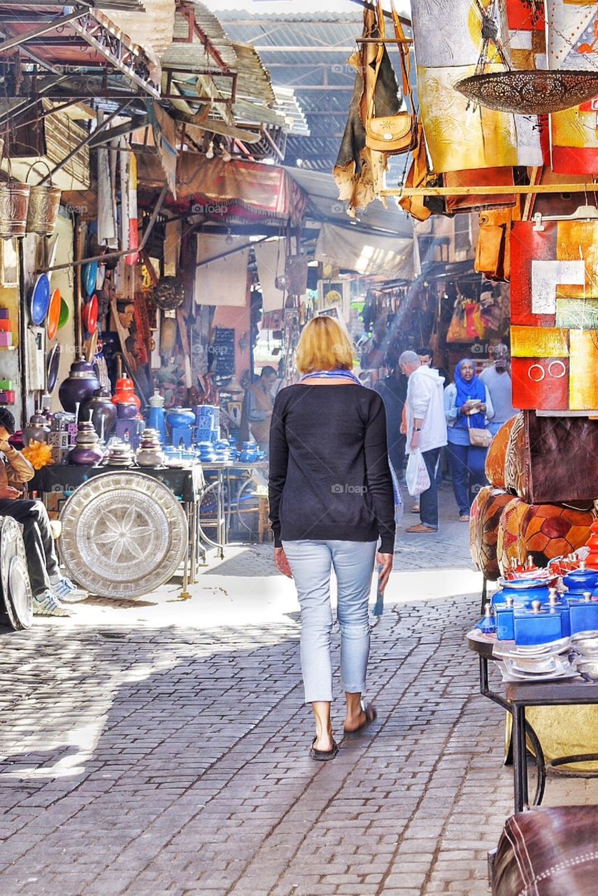 Wondering in the souks