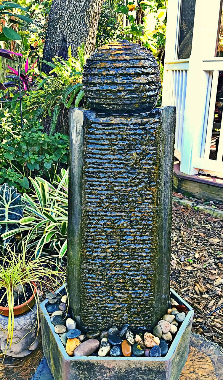 Garden fountain 