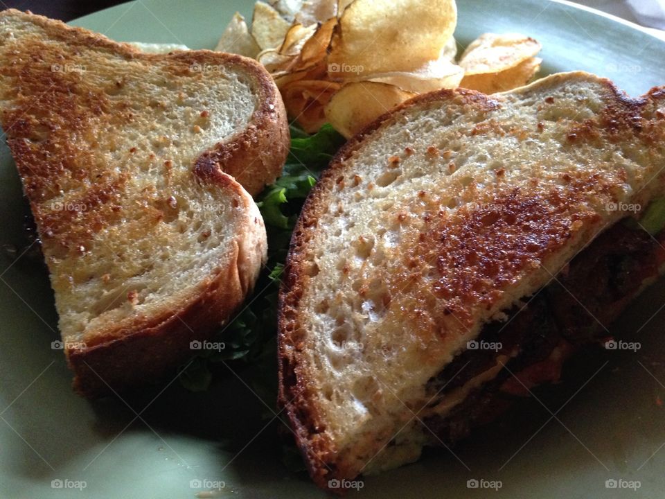 BLT. BLT with avocado. 