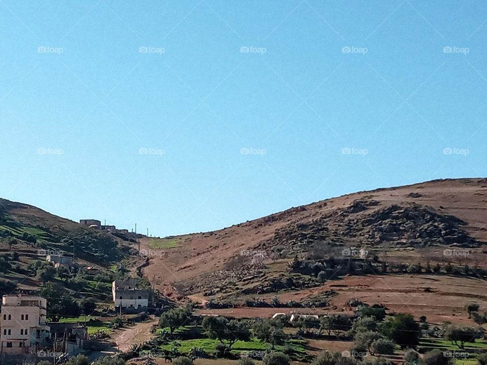 Population between the nature