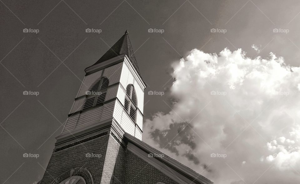 Architecture. Church Steeple