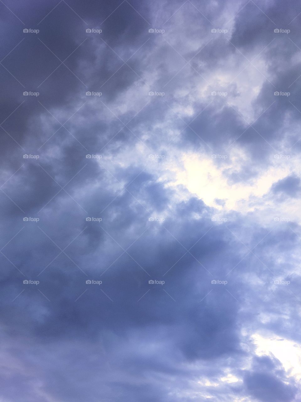 blue sky with white clouds