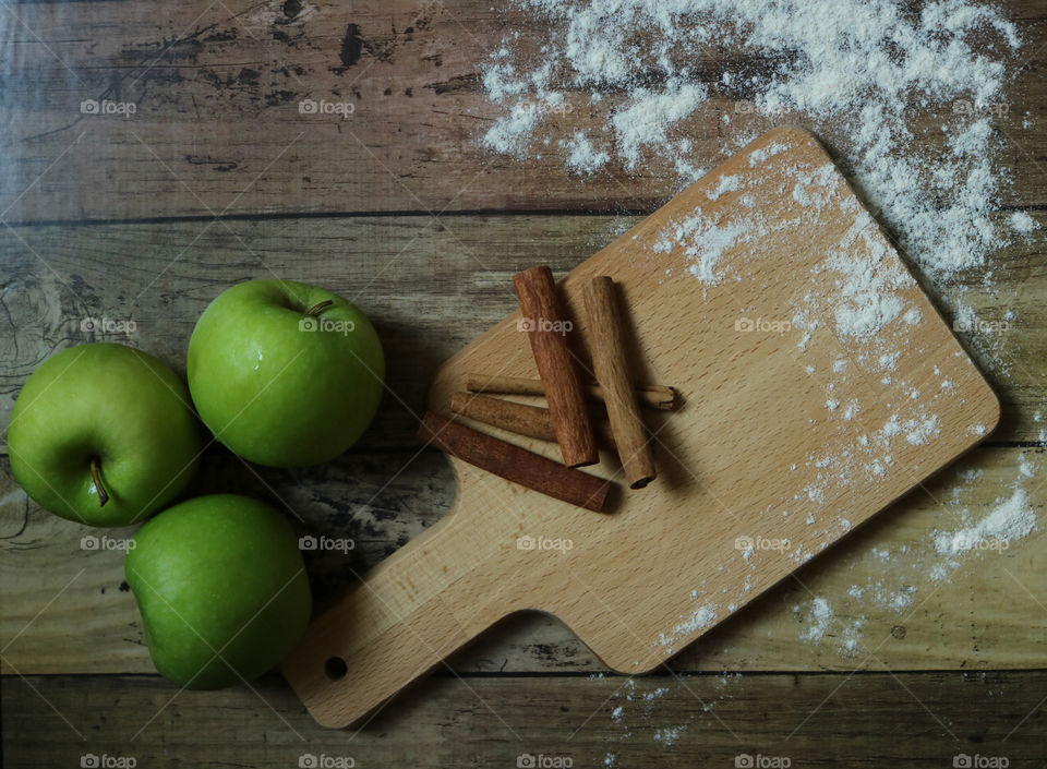 Baking Preperation, Apple pie