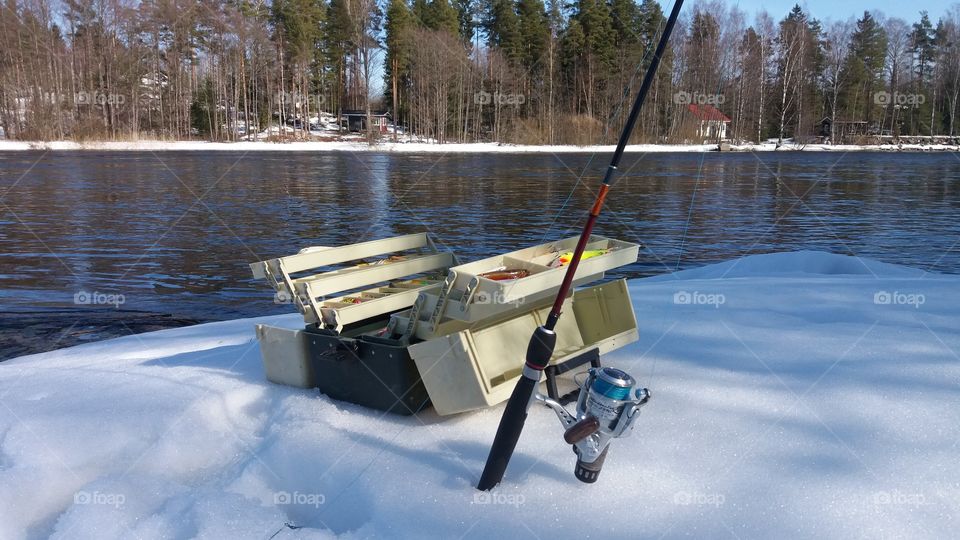 Wintertime fishing