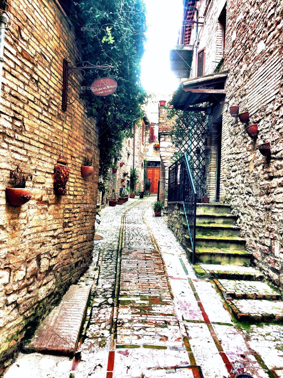 A day in Spello, Umbria, Italy 