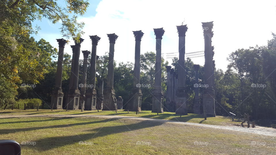 Windsor Ruins in Claiborne County, Mississippi