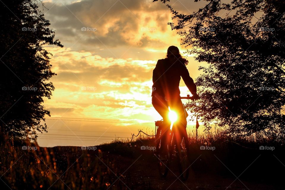 Bike silhouette 