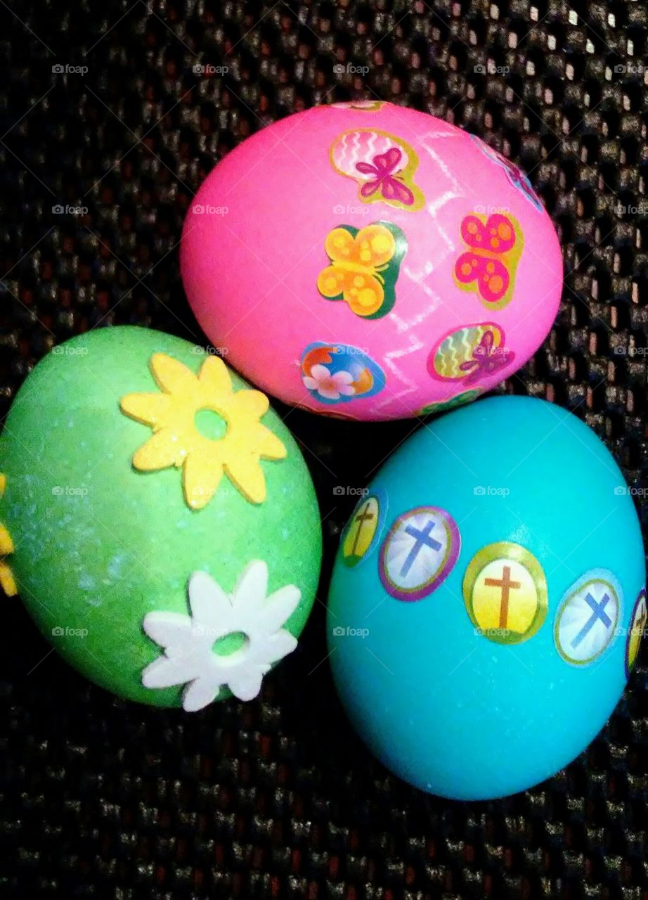 Happy Easter eggs