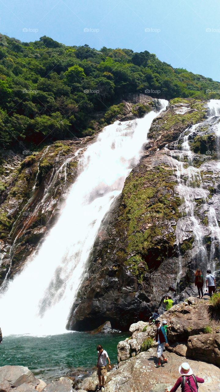 Ohkawa waterfall in Yakushima, Japan