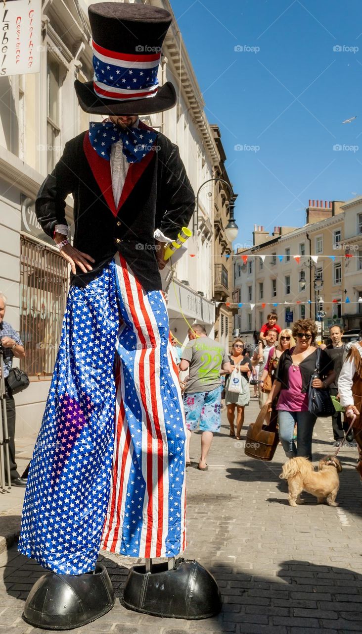 4th July Celebration at Hastings “America Ground” in the U.K. A former piece of wasteland outside the bounds of Hastings, the residence declared themselves the 24th state of the US in 1822, to avoid becoming part of the borough and paying rent & tax.