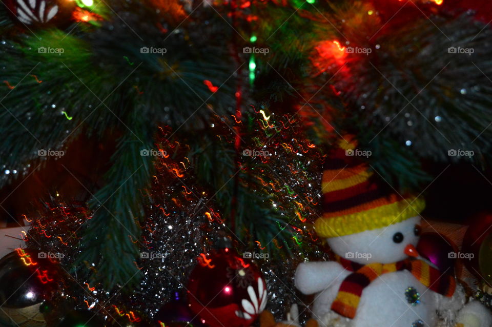 New year, winter, holiday, gerljandy, toys, spruce, tree,