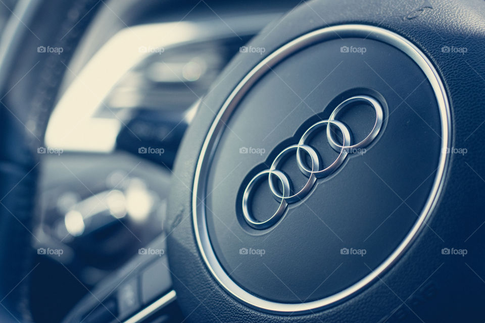 audi steering wheel