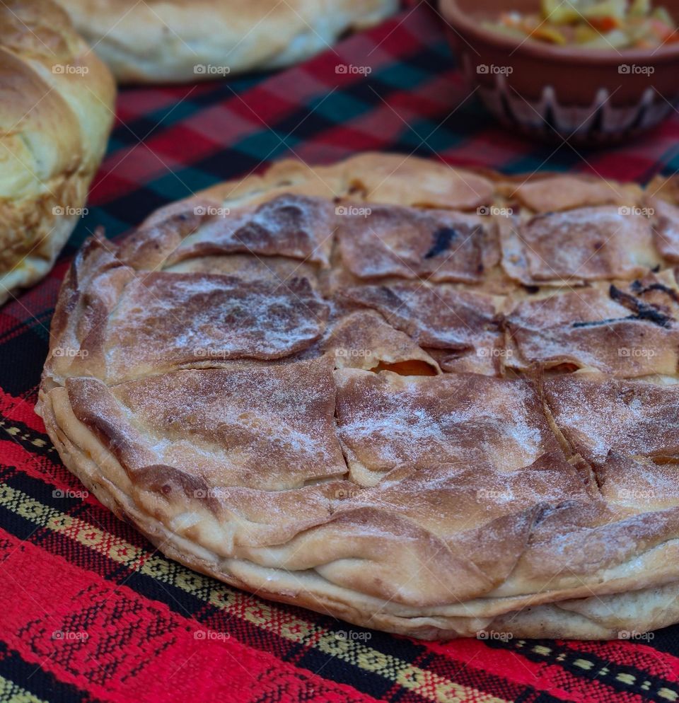 Bread baking in Bulgaria