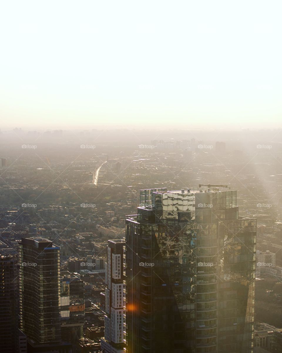 Toronto misty city