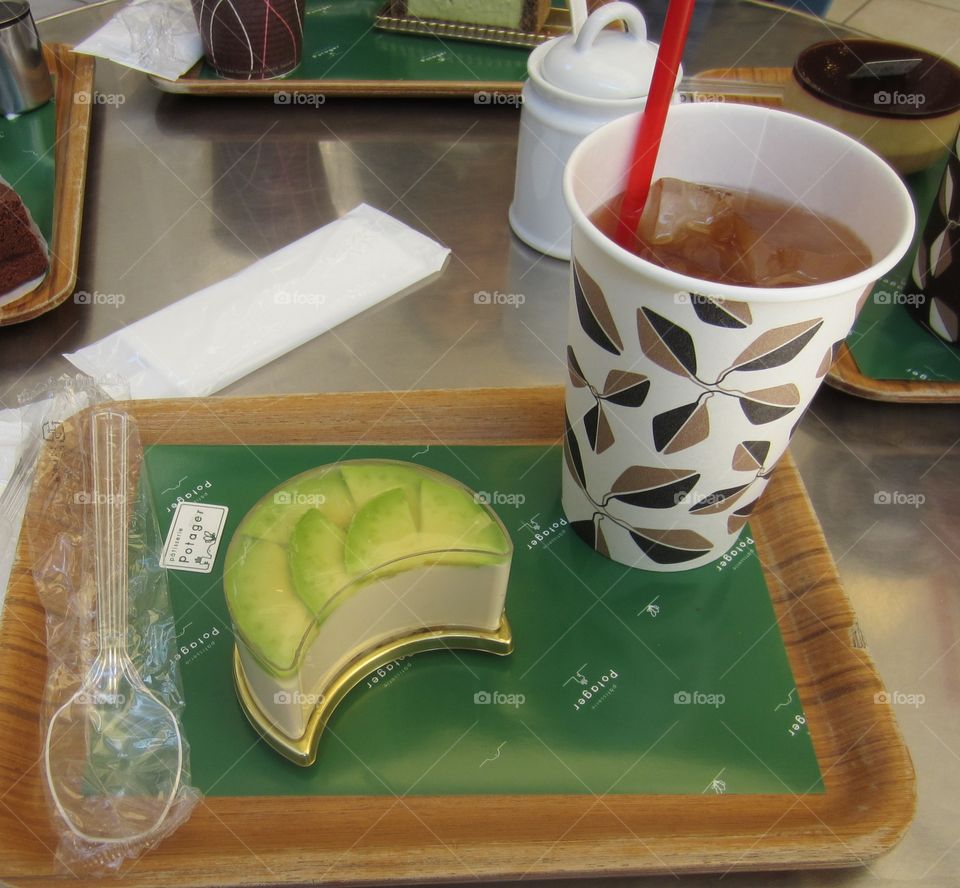 Avocado Dessert, Vegetarian Sweets, Nakameguro, Tokyo, Japan. Patisserie Potager.