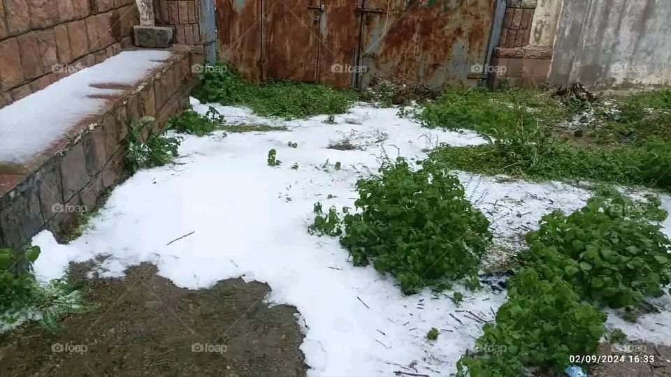 Glory be to God, the magnificent and picturesque view and the natural green trees are a view that is nothing more wonderful than it