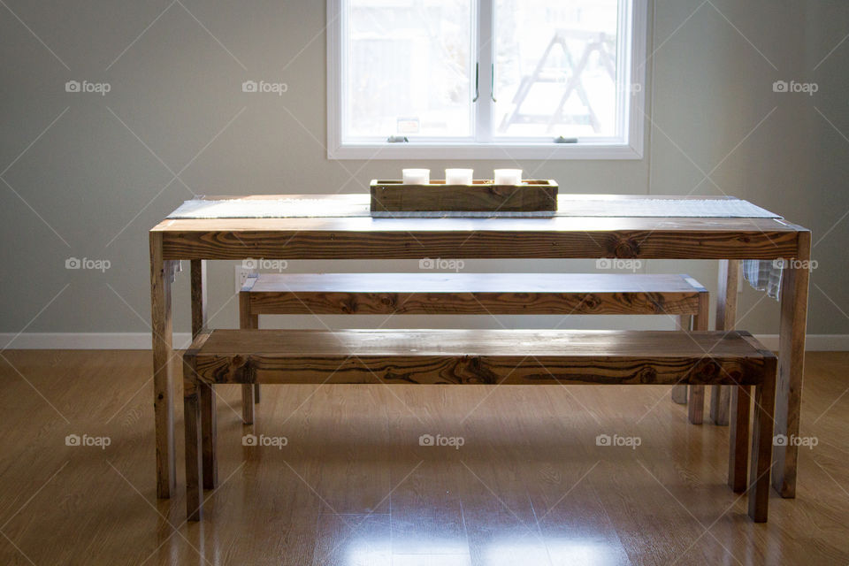 Hand Built Table. Built by me, my dad and my grandpa. 