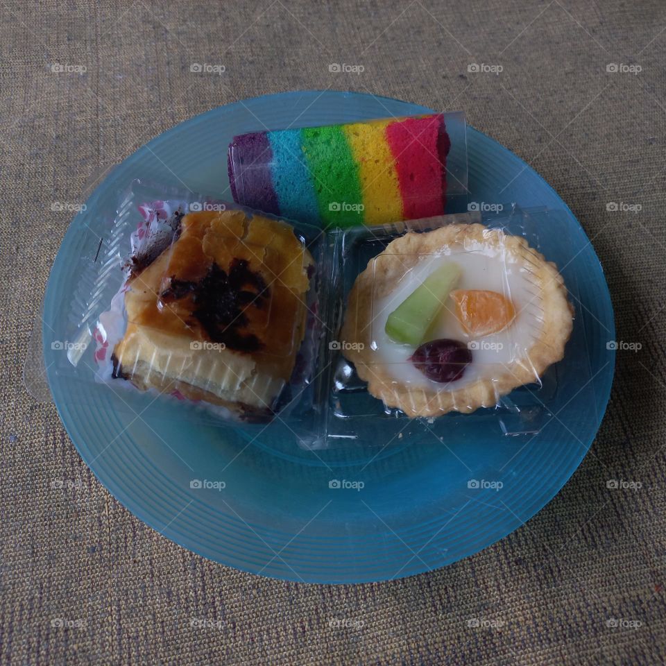 Traditional cakes for snacks or lunch