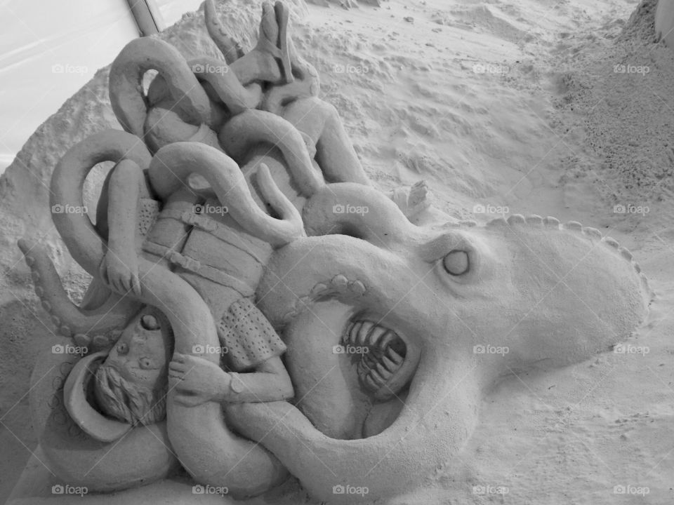 Sand sculpture 