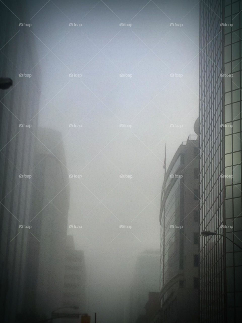 Downtown fog