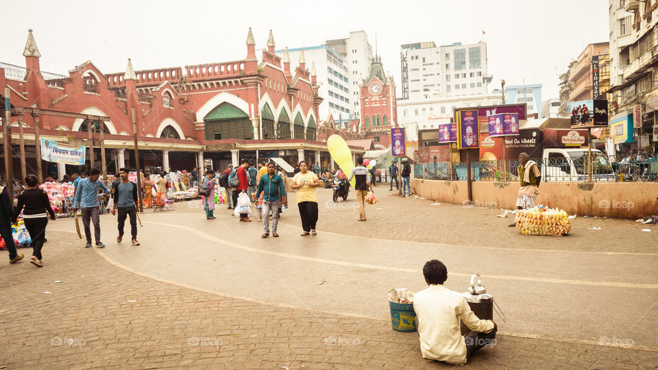 New Market, Kolkata, December 2, 2018: The Sir Hogg Market also called New Market is a market in Kolkata situated on Lindsay Street at Free School Street (Mirza Ghalib Street).