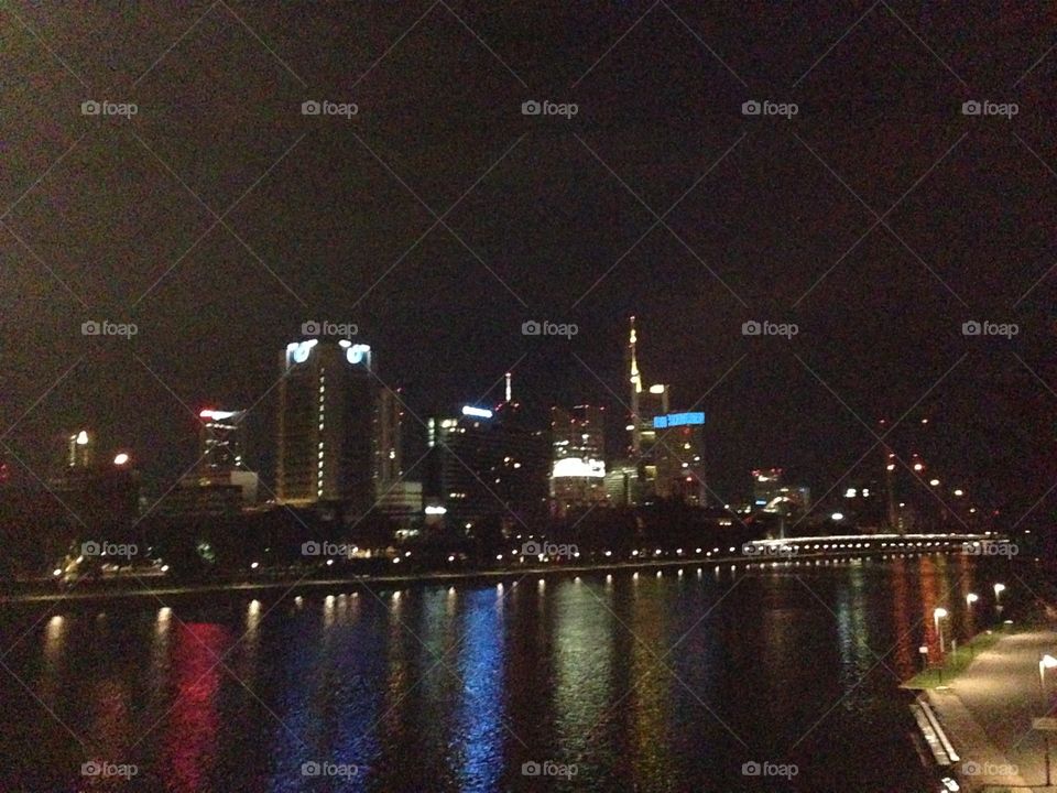 Skyline in the night