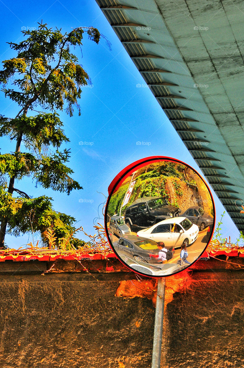 street city mirror istanbul by pitikelebek